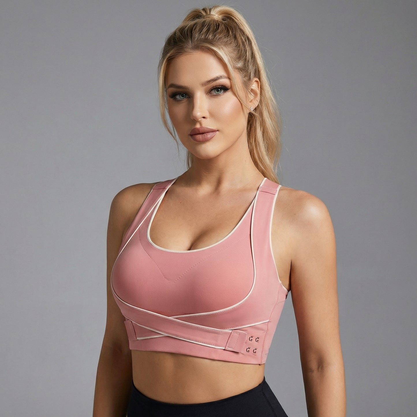 AYSOSE MotionEase™ SculptFit Open-Back Sports Bra